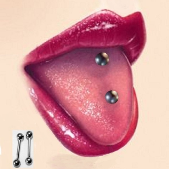 316L Surgical Steel Jewelry Set Of 2 Straight Labret Barbells Body Piercing Poshmark